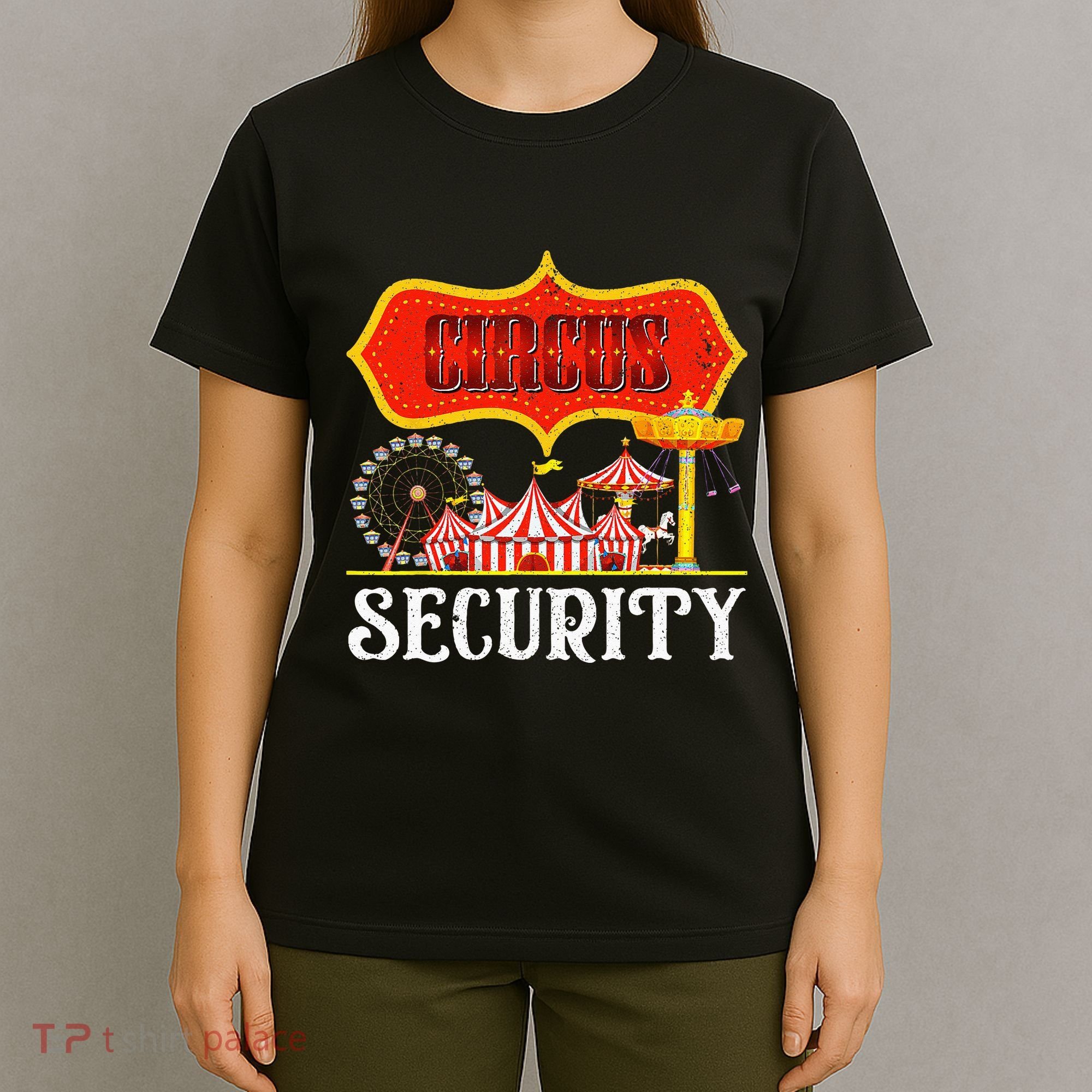 Circus Security Carnival Costume Carny Event Staff Circus T-Shirt