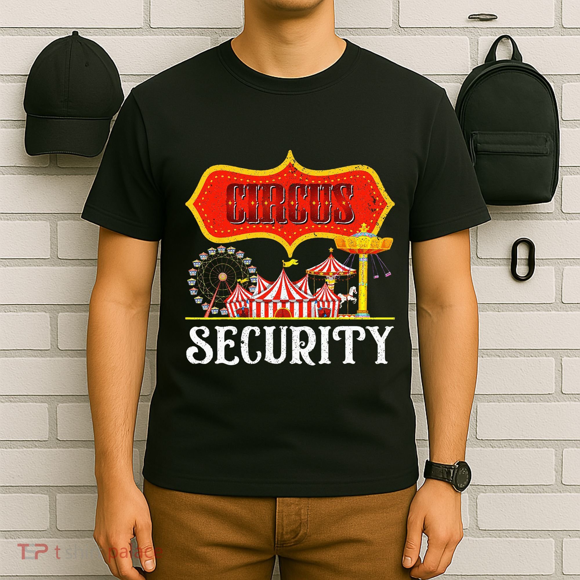 Circus Security Carnival Costume Carny Event Staff Circus T-Shirt