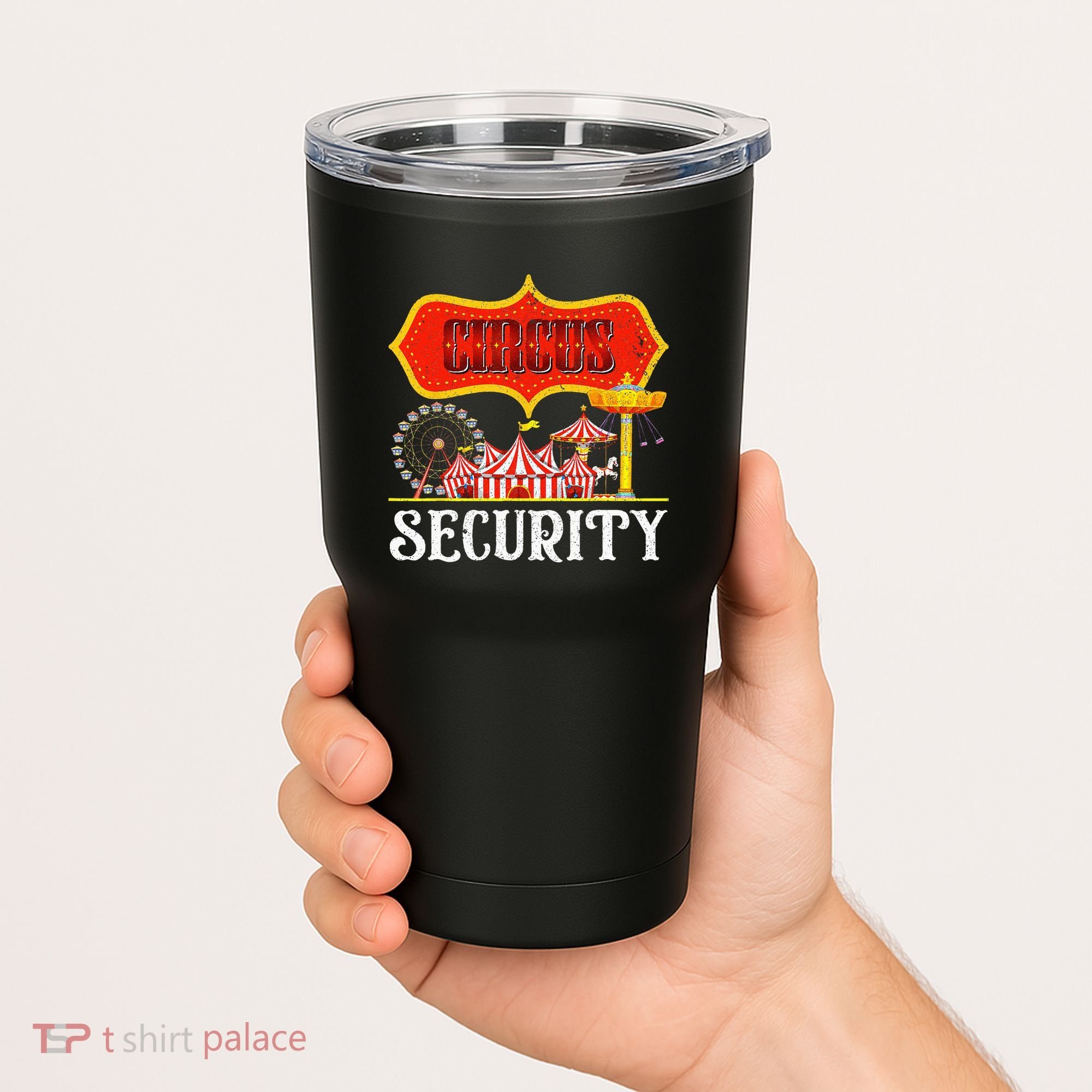 Circus Security Carnival Costume Carny Event Staff Circus Tumbler