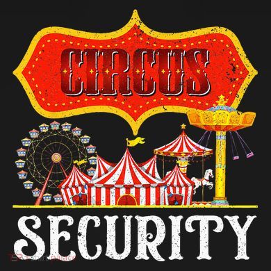 Circus Security Carnival Costume Carny Event Staff Circus Toddler T-Shirt