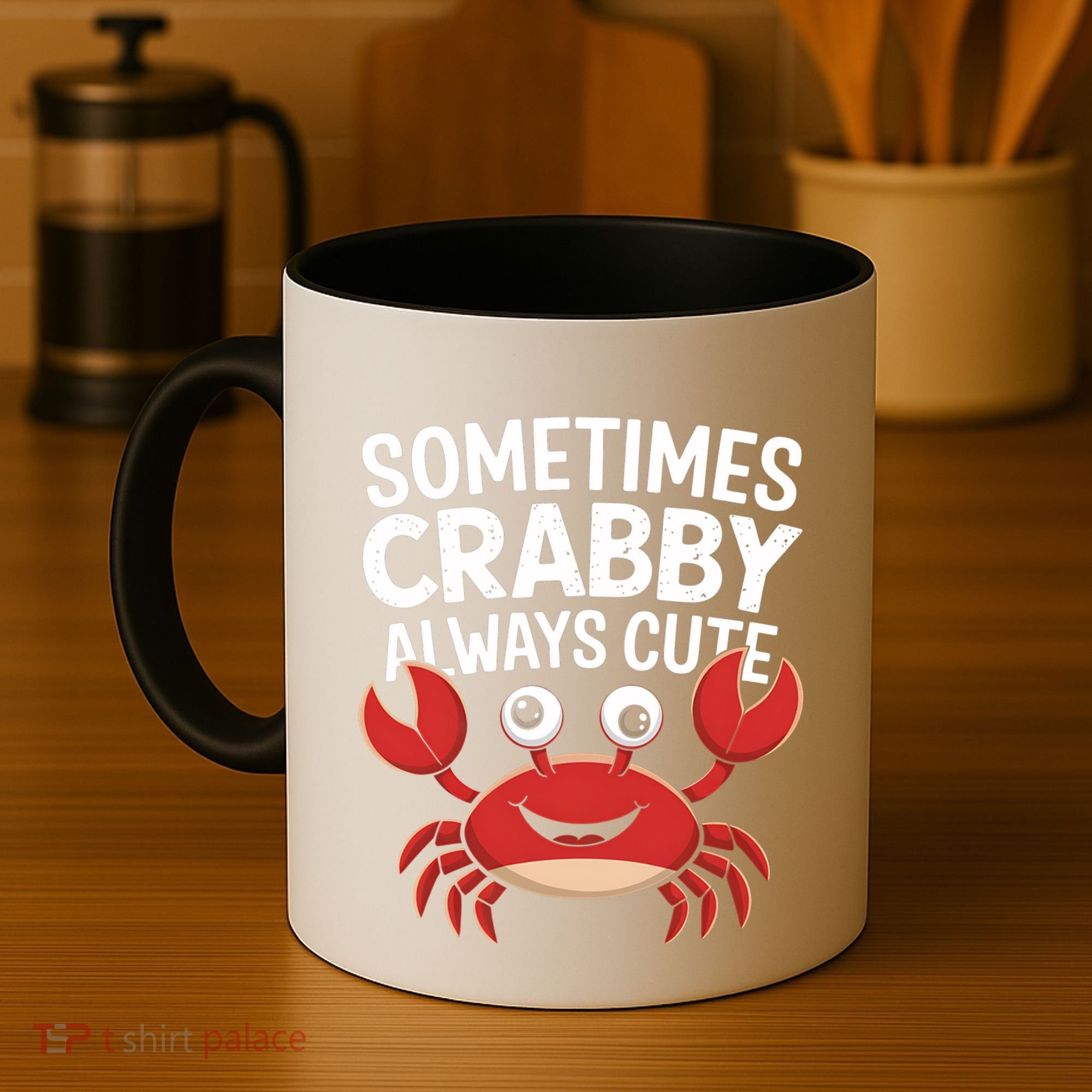 Crab Sometimes Crabby Always Cute Funny Sea Life Gift Coffee Mug