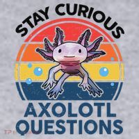 Cute Stay Curious Axolotl Questions Axolotl  Women's Sweatshirt thumb 2
