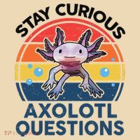 Cute Stay Curious Axolotl Questions Axolotl  Tote Bag thumb 4