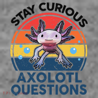 Cute Stay Curious Axolotl Questions Axolotl  Toddler Hoodie thumb 2
