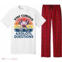 Cute Stay Curious Axolotl Questions Axolotl  Pajama Set thumb 0