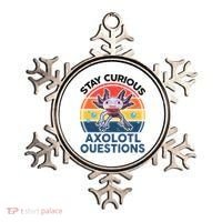 Cute Stay Curious Axolotl Questions Axolotl  Ornament thumb 0