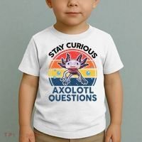 Cute Stay Curious Axolotl Questions Axolotl  Toddler T-Shirt thumb 2