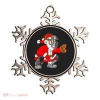 Christmas Santa Claus Baseball Catcher Ornament thumb 0