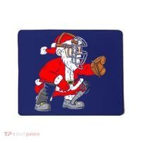 Christmas Santa Claus Baseball Catcher Mousepad thumb 0