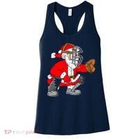 Christmas Santa Claus Baseball Catcher Women's Tank Top thumb 0