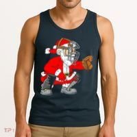 Christmas Santa Claus Baseball Catcher Tank Top thumb 3