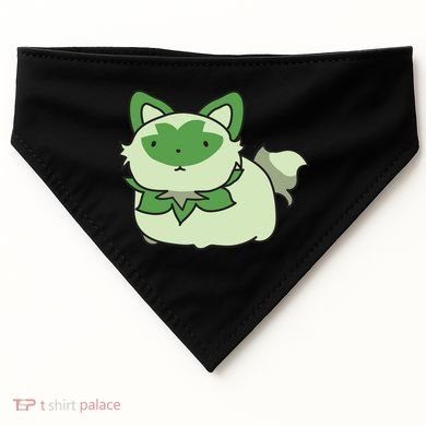 Chubby Sprigatito Chibi Kitty USA-Made Doggie Bandana