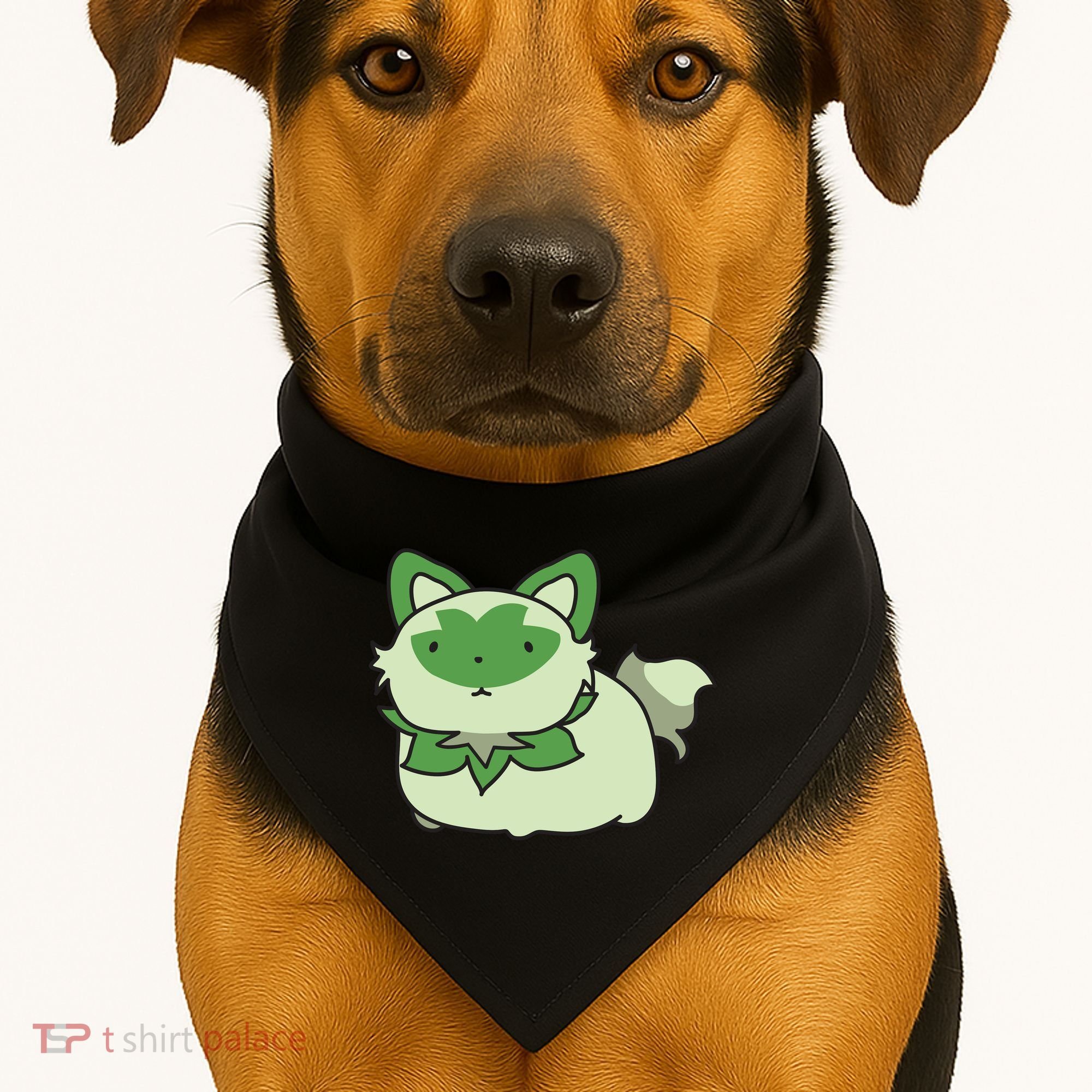 Chubby Sprigatito Chibi Kitty USA-Made Doggie Bandana