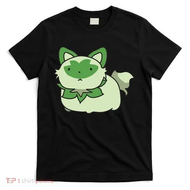 Chubby Sprigatito Chibi Kitty T-Shirt