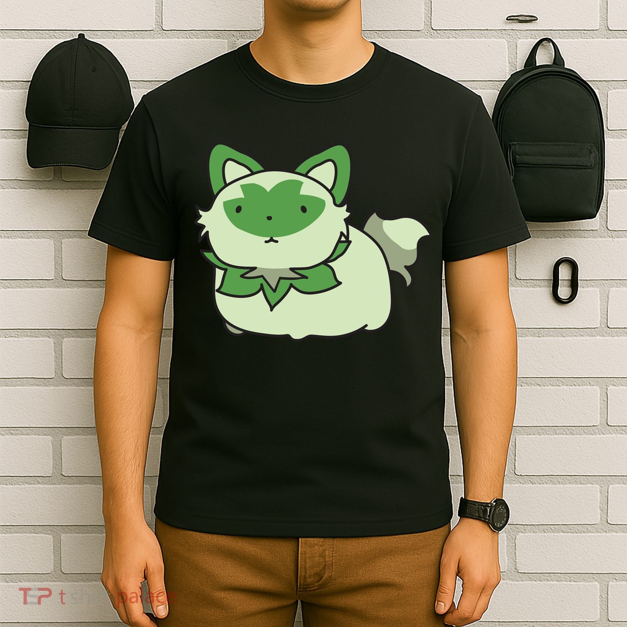 Chubby Sprigatito Chibi Kitty T-Shirt