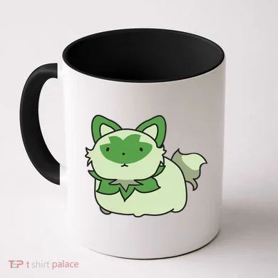 Chubby Sprigatito Chibi Kitty Coffee Mug