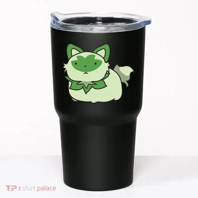 Chubby Sprigatito Chibi Kitty Tumbler