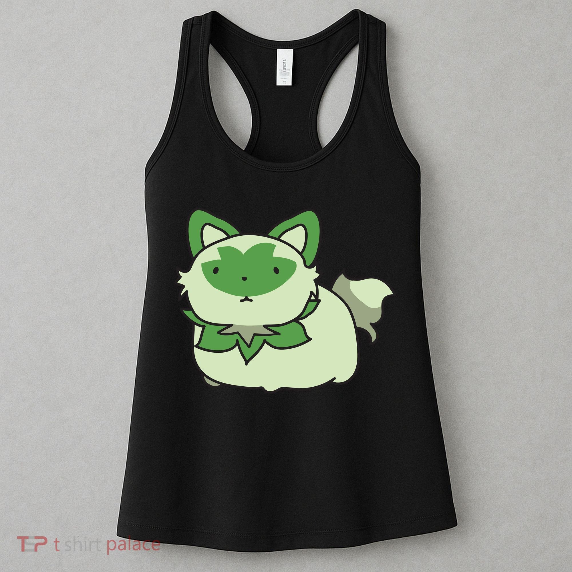 Chubby Sprigatito Chibi Kitty Women's Tank Top