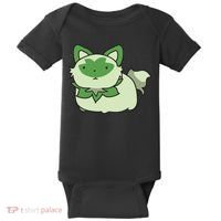 Chubby Sprigatito Chibi Kitty Baby Bodysuit thumb 0