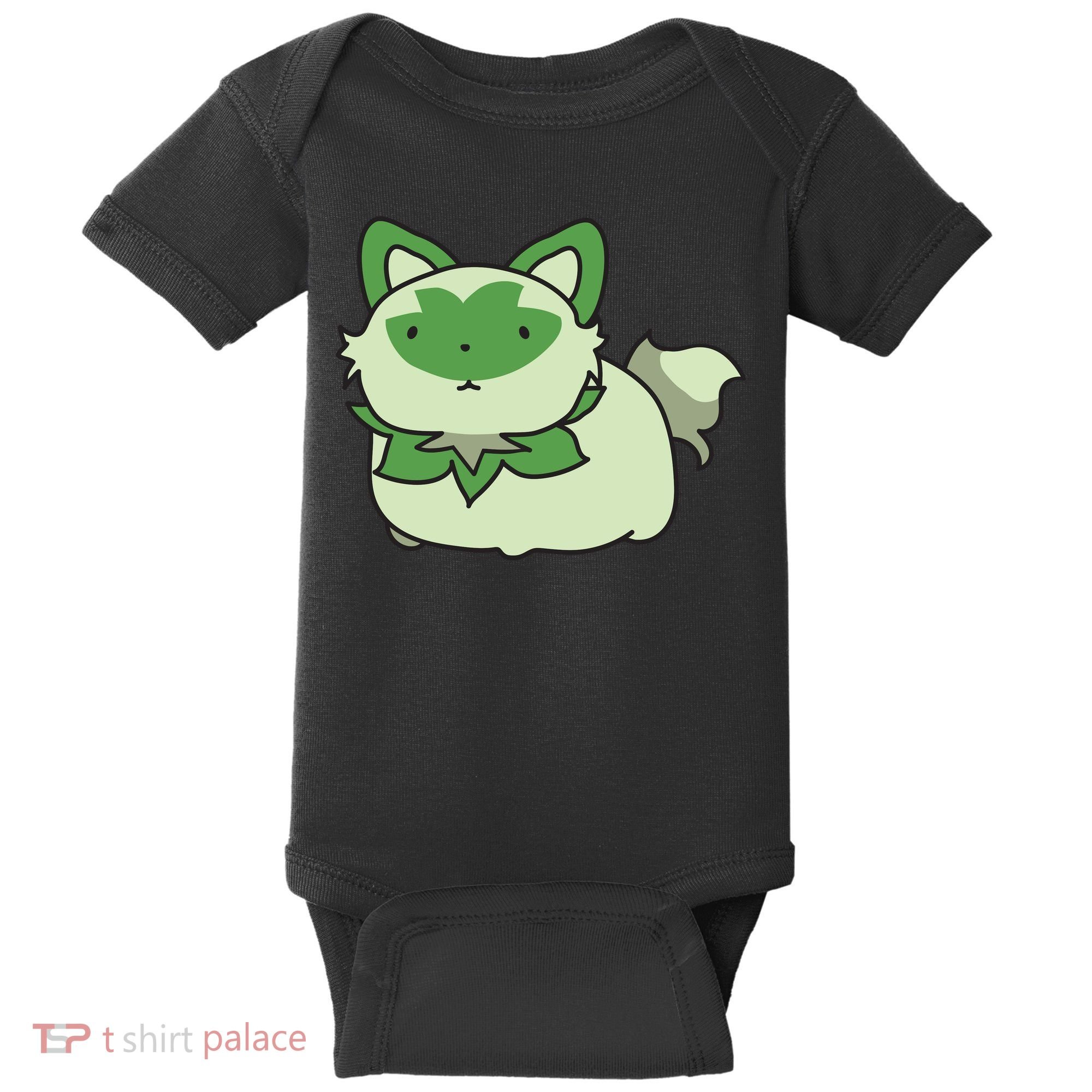 Chubby Sprigatito Chibi Kitty Baby Bodysuit