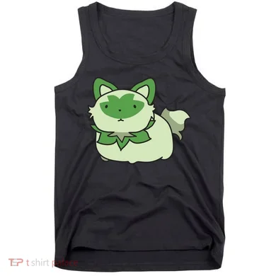 Chubby Sprigatito Chibi Kitty Tank Top
