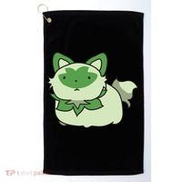 Chubby Sprigatito Chibi Kitty Golf Towel thumb 0