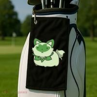 Chubby Sprigatito Chibi Kitty Golf Towel thumb 2