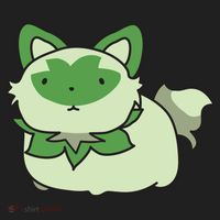 Chubby Sprigatito Chibi Kitty Golf Towel thumb 3