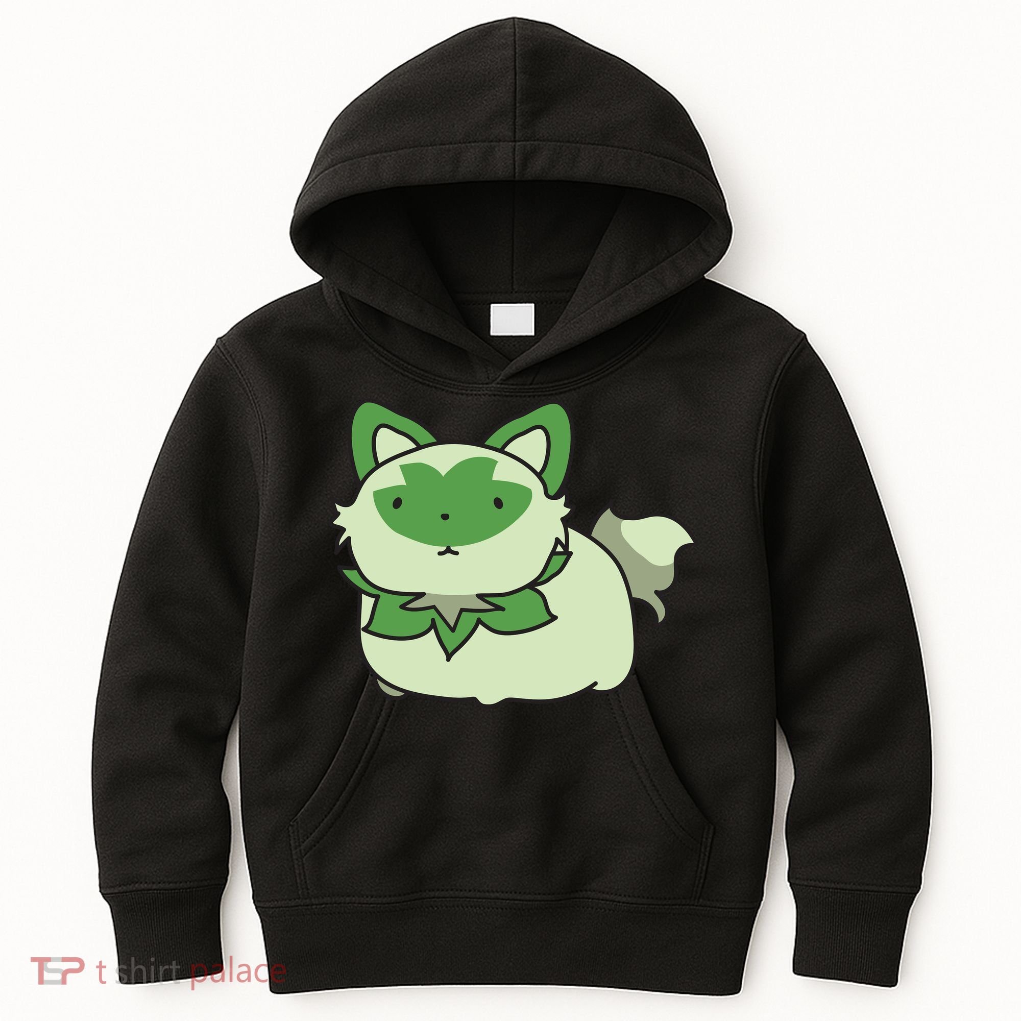 Chubby Sprigatito Chibi Kitty Kids Hoodie