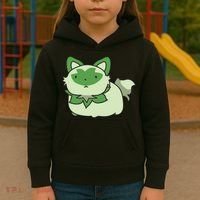 Chubby Sprigatito Chibi Kitty Kids Hoodie thumb 3