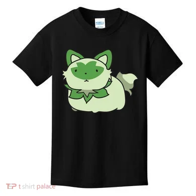 Chubby Sprigatito Chibi Kitty Kids T-Shirt