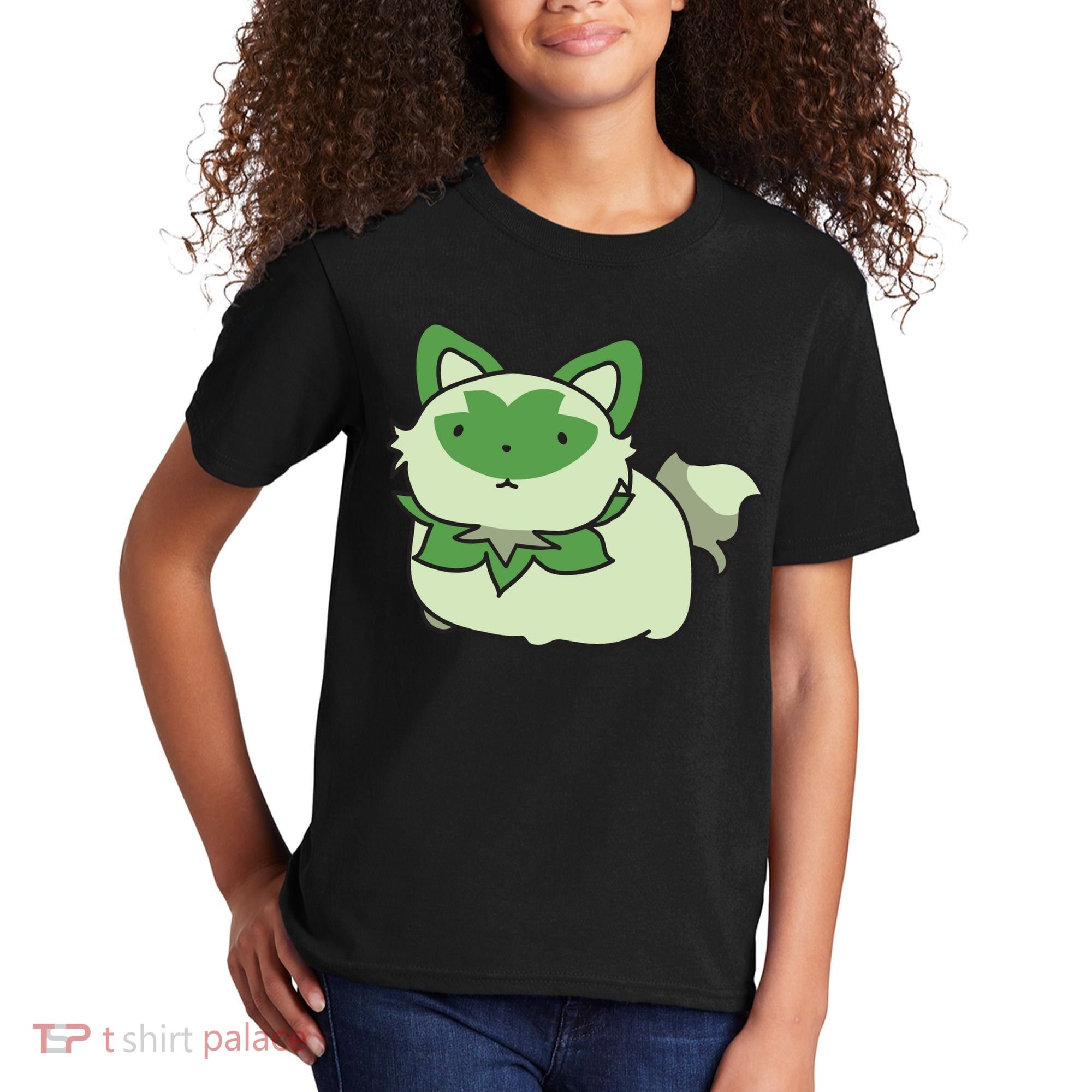 Chubby Sprigatito Chibi Kitty Kids T-Shirt