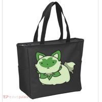 Chubby Sprigatito Chibi Kitty Tote Bag thumb 2