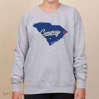 Conway South Carolina Sc Map Women's Sweatshirt thumb 0