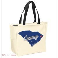 Conway South Carolina Sc Map Tote Bag thumb 2