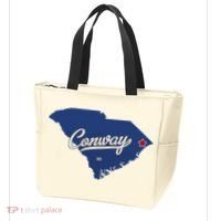 Conway South Carolina Sc Map Tote Bag thumb 3