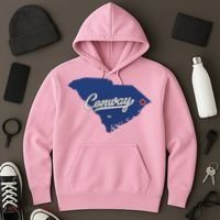 Conway South Carolina Sc Map Hoodie thumb 3