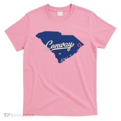 Conway South Carolina Sc Map T-Shirt