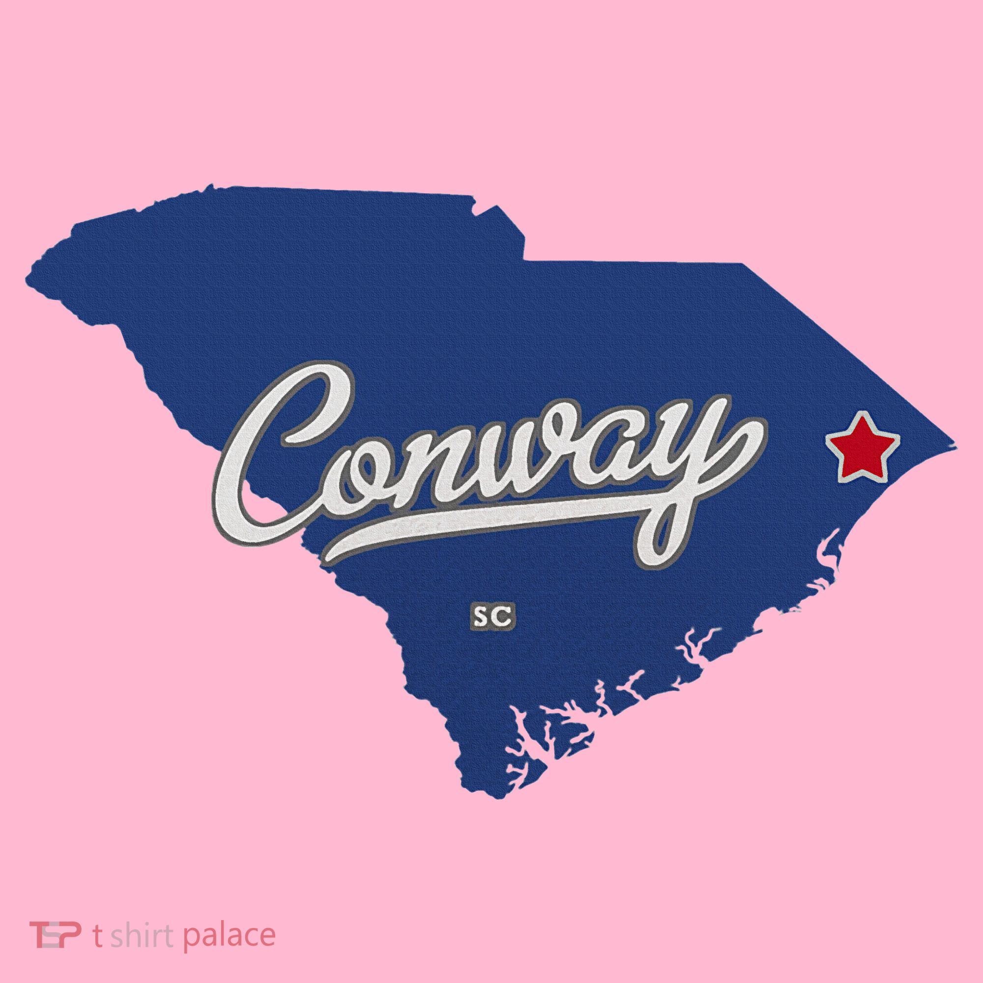 Conway South Carolina Sc Map Visor