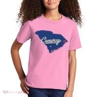 Conway South Carolina Sc Map Kids T-Shirt thumb 2