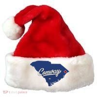 Conway South Carolina Sc Map Santa Hat thumb 0