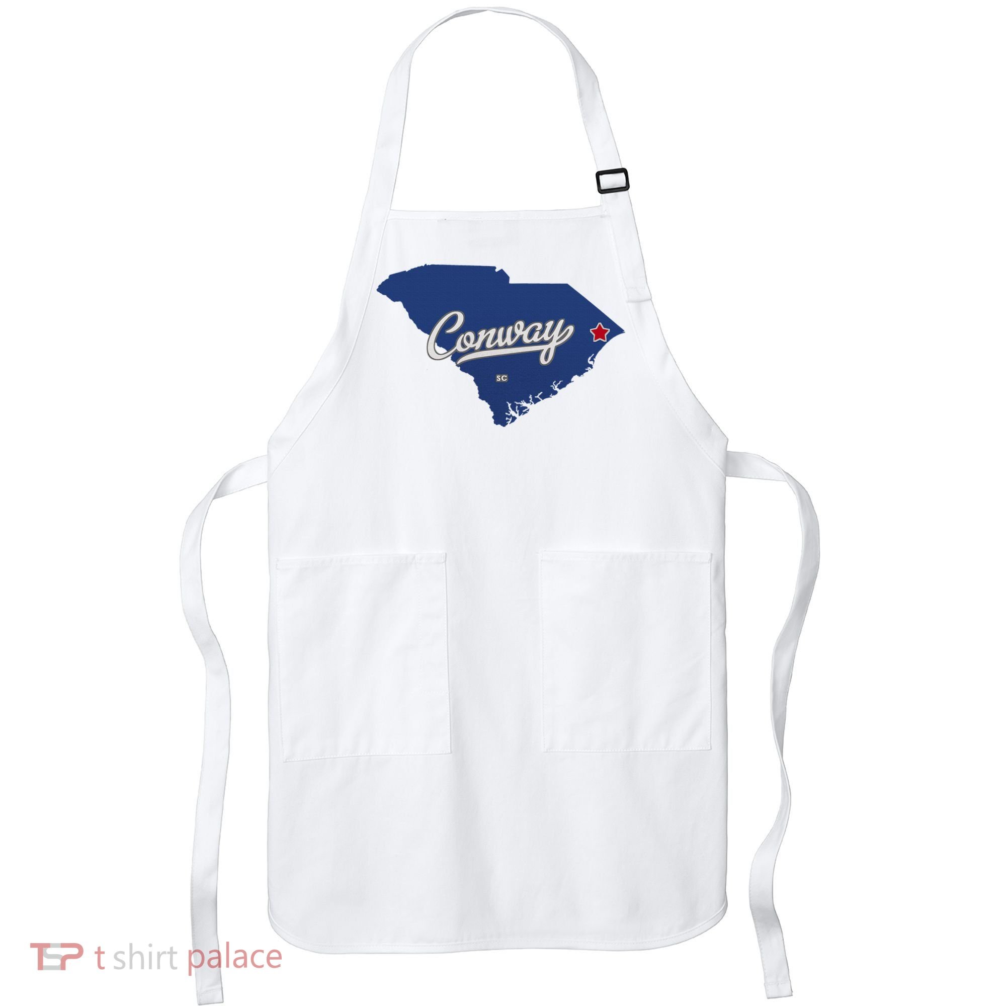 Conway South Carolina Sc Map Apron