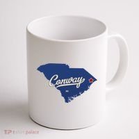Conway South Carolina Sc Map Coffee Mug thumb 1