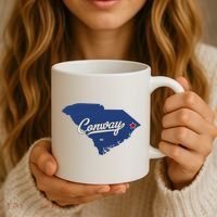 Conway South Carolina Sc Map Coffee Mug thumb 3