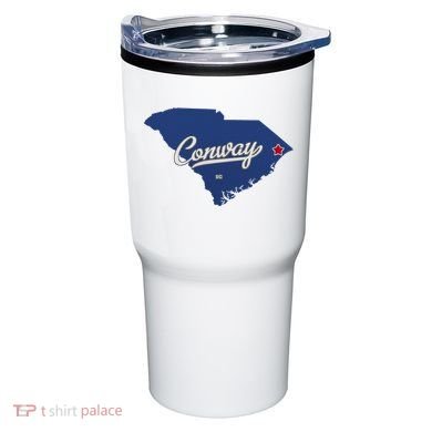 Conway South Carolina Sc Map Tumbler