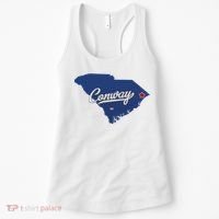 Conway South Carolina Sc Map Women's Tank Top thumb 0
