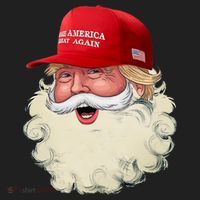Christmas Santa Claus Donald Trump Make America Great Again Women's Sweatshirt thumb 2