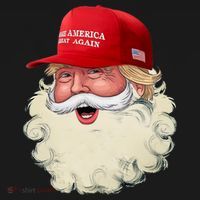 Christmas Santa Claus Donald Trump Make America Great Again Coaster thumb 2