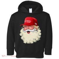 Christmas Santa Claus Donald Trump Make America Great Again Toddler Hoodie thumb 0