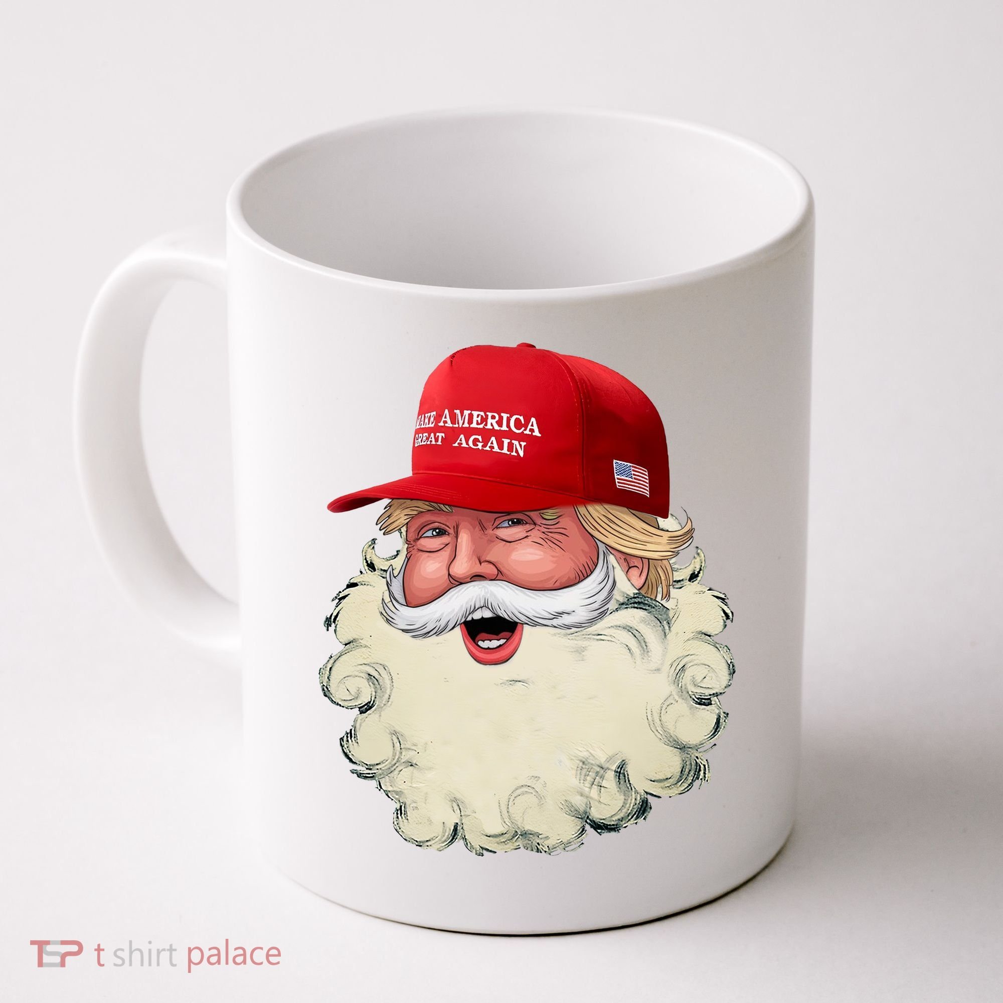 Christmas Santa Claus Donald Trump Make America Great Again Coffee Mug